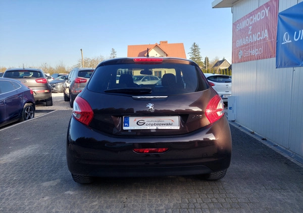 Peugeot 208 cena 28900 przebieg: 146500, rok produkcji 2012 z Wolbórz małe 497